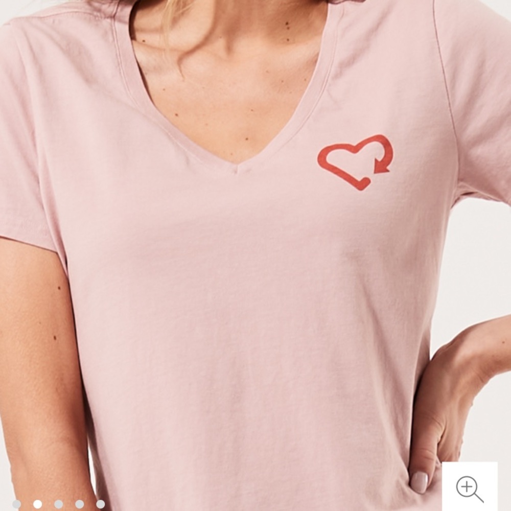 Pact Vneck Graphic Tee
